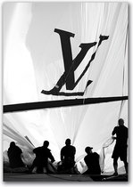 Canvas Experts Schilderij Doek Met Exclusieve Louis Vuitton Foto Wit Maat 60x90CM *ALLEEN DOEK MET WITTE RANDEN* Wanddecoratie | Poster | Wall Art | Canvas Doek |muur Decoratie |