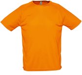 SOLS Heren Sportief T-Shirt met korte mouwen Performance (Neon Oranje)
