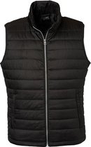 James and Nicholson Heren Waterafstotend Gewatteerd Vest (Zwart)