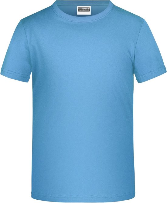 James And Nicholson Childrens Boys Basic T-Shirt (Hemelsblauw)
