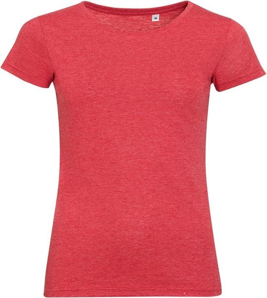 SOLS Dames/dames T-Shirt met Gemengde Korte Mouwen (Heide Rood)