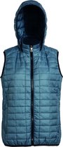 2786 Vrouwen/dames Honingraat Ritssluiting Gilet/lichaamsverwarmer (Staal)