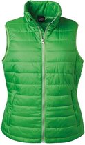 James and Nicholson Vrouwen/dames Waterafstotend Gewatteerd Vest (Groen)