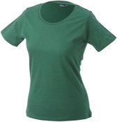 James and Nicholson Dames/dames Basic T-Shirt (Donkergroen)