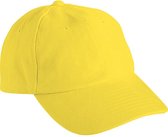 Myrtle Beach Volwassenen Unisex 6 Panel Raver Cap (Geel)