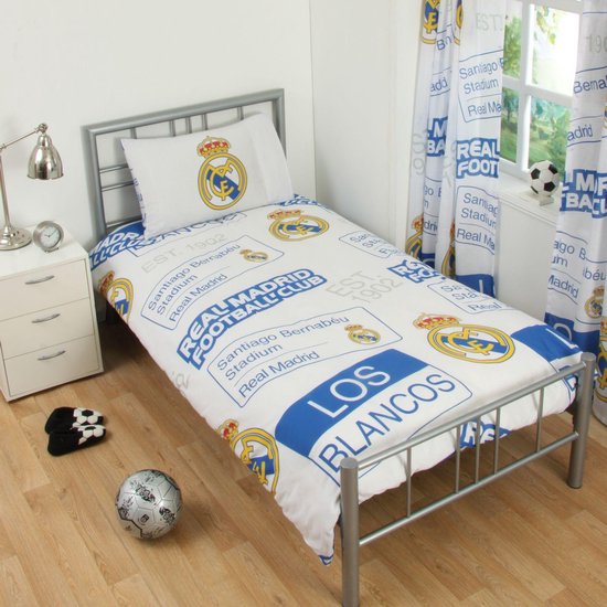 Real Madrid CF Kinderen/Kinderen Officiële Patch Football Crest dekbed
