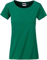 James and Nicholson T-shirt Basic en coton bio pour femmes / femmes (vert irlandais)
