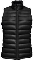 SOLS Vrouwen/dames Wilson Lichtgewicht Gewatteerde Bodywarmer (Zwart)