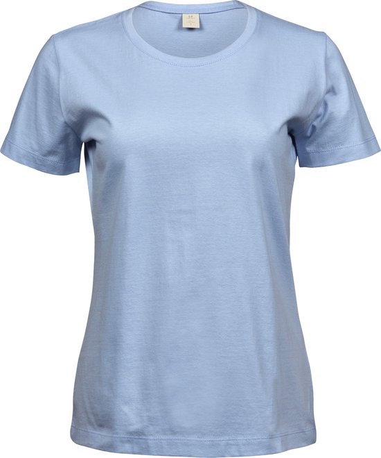 Tee Jays Dames/dames Sof T-Shirt (Lichtblauw)