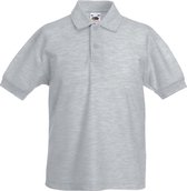 Fruit of the Loom Kinderen/Kinderen Unisex 65/35 Pique Polo Shirt (Heather Grijs)