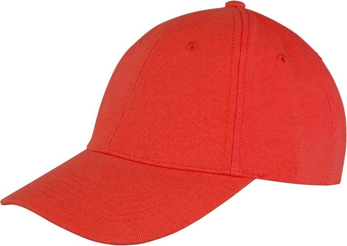 Result Unisex Core Memphis 6 Panel Baseball Cap (Rood)