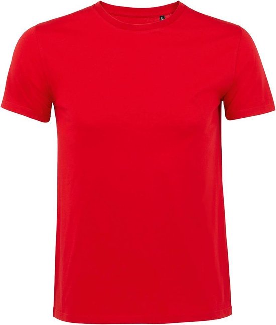 SOLS Heren Milo Organic T-Shirt (Rood)