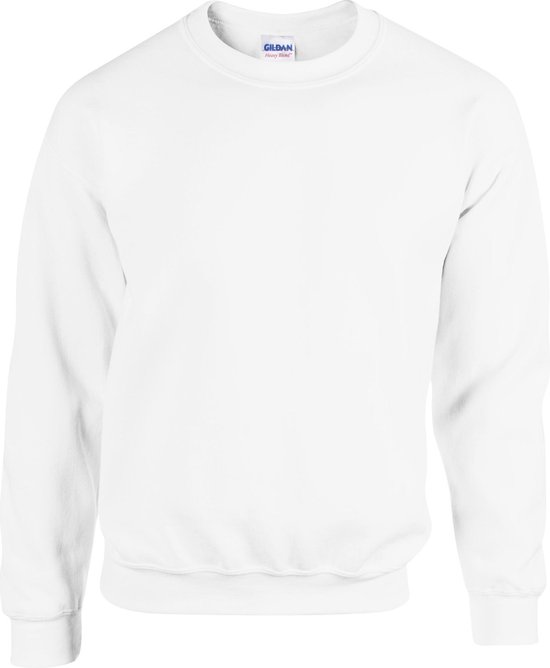 Gildan Zware Blend Unisex Adult Crewneck Sweatshirt voor volwassenen (Wit)