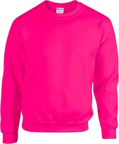 Gildan Zware Blend Unisex Adult Crewneck Sweatshirt voor volwassenen (Veiligheid Roze)
