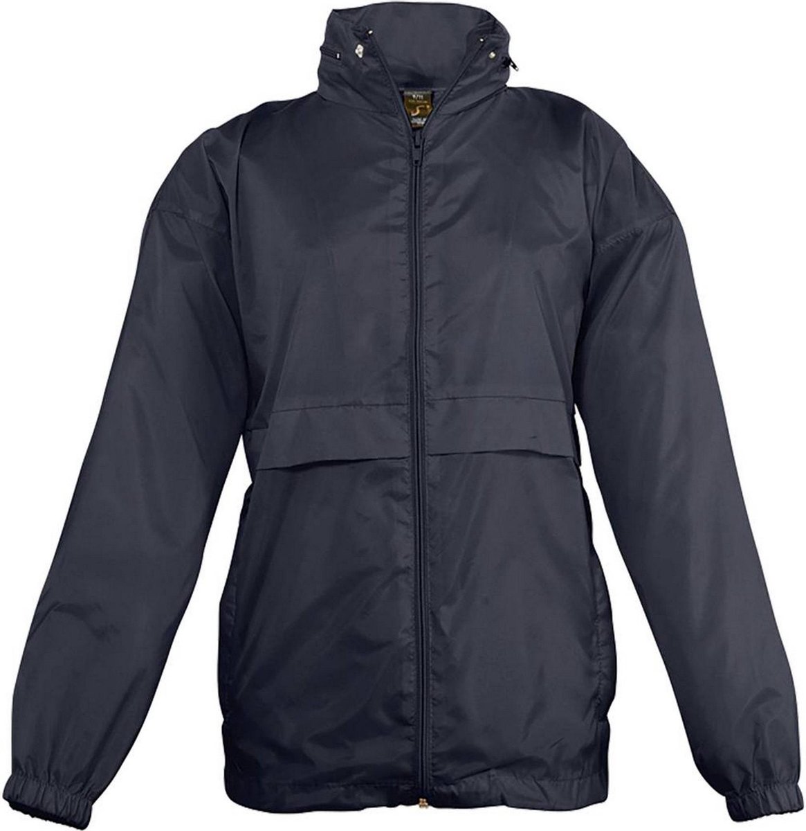 SOLS Kinderen Unisex Surf Windbreaker Jacket waterbestendig en winddicht Marine Blauw