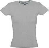 SOLS Dames/dames Miss Korte Mouwen T-Shirt (Grijze Mergel)