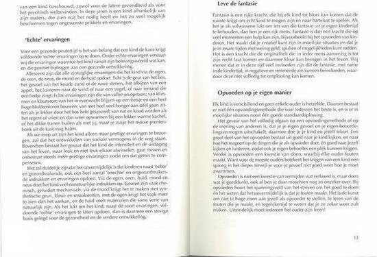 Tekst over 'Echte ervaringen' en de ontwikkeling van het kind.