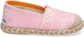 Bunnies JR 220053-357 Meisjes Espadrilles - Roze - Canvas - Geen Sluiting