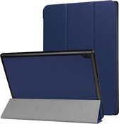 Lenovo Tab 4 10 Tri-Fold Book Case Hoes Blauw
