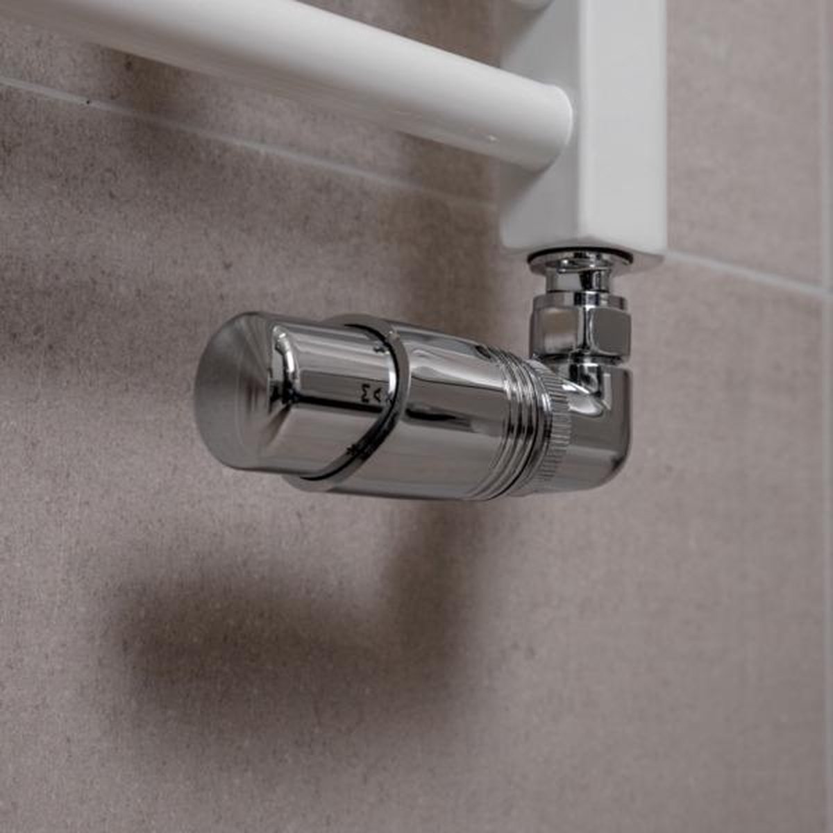 Best Design Class universele radiator aansluitset haaks chroom