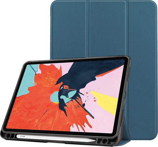 Case2go - Tablethoes geschikt voor iPad Air 10.9 2020/2022 - 10.9 inch -  Tri-Fold Book... | bol.com