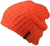 Myrtle Beach - Unisex Casual Outsized Gehaakte Muts (Oranje)