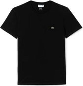 Lacoste Heren T-shirt - Black - Maat S