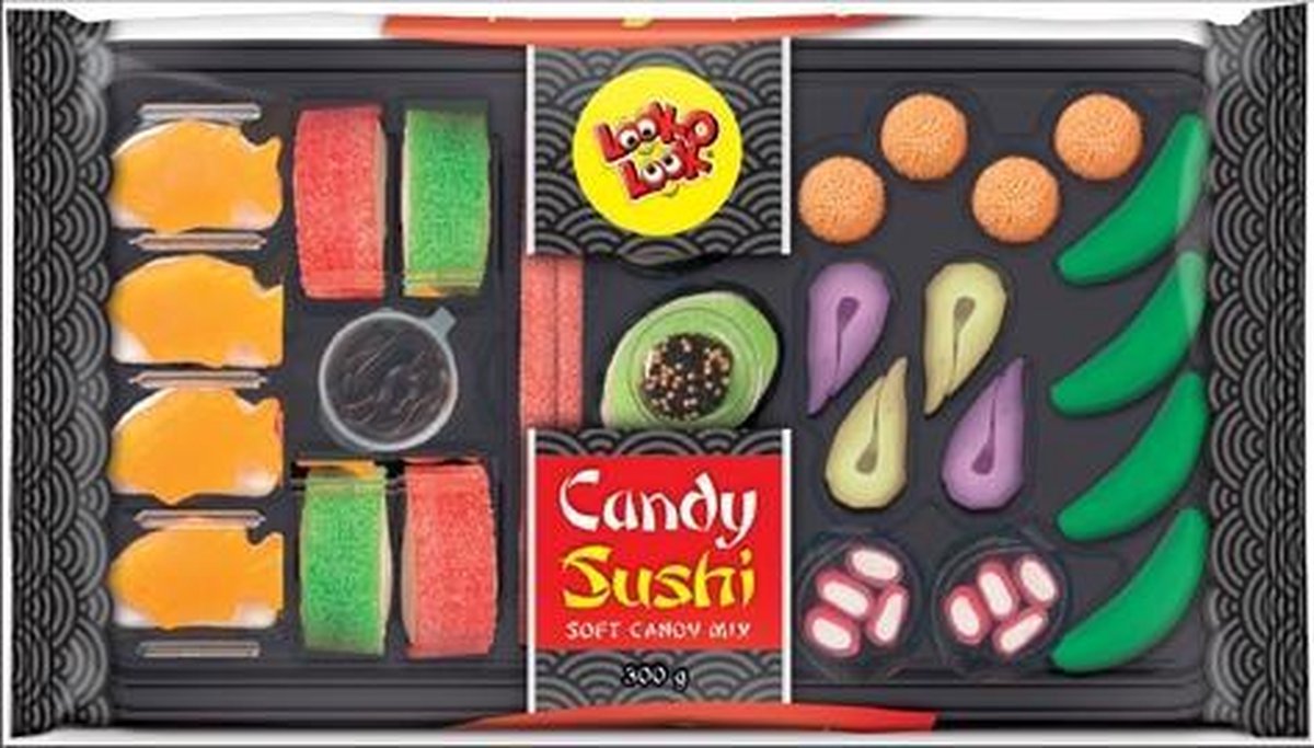 Bonbons de paquet de sushi