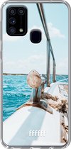 Samsung Galaxy M31 Hoesje Transparant TPU Case - Sailing #ffffff