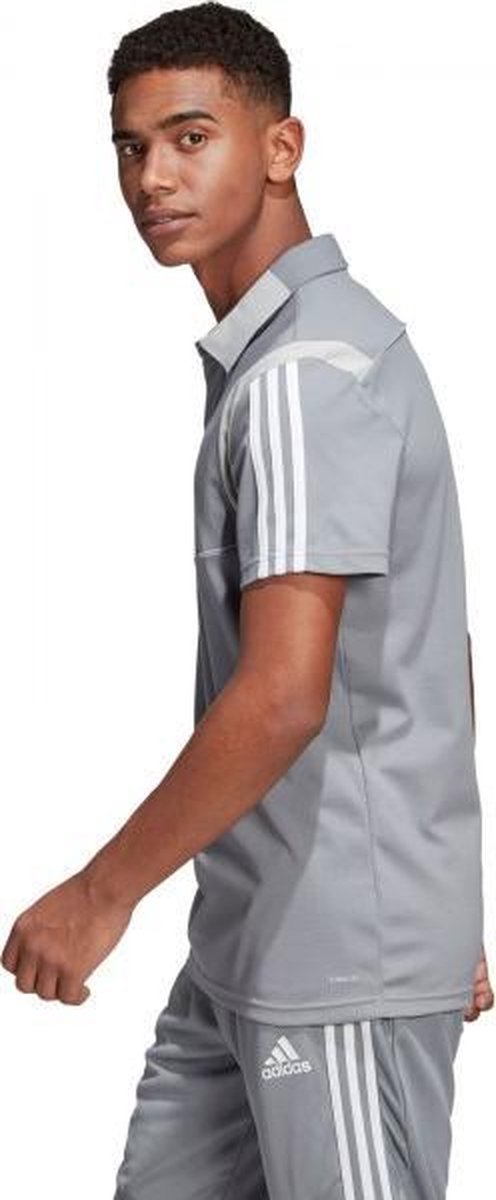 Adidas Tiro 19 Polo - Grijs / Wit | Maat: S | bol.com