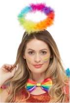 Smiffys Kostuum Accessoire Rainbow Angel Halo Regenboog