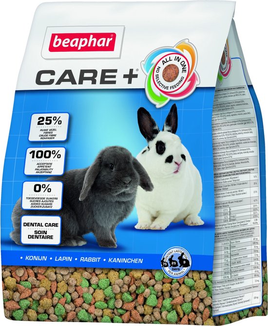 Beaphar Xtravital Care+ - Konijnenvoer - 1.5 kg