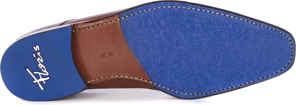 Floris van Bommel Mannen Veterschoenen - 14470 - Cognac - Maat 47 | bol.com