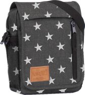 New-Rebels® Star Range  Small Flap Zwart With Stars