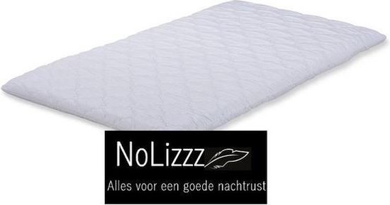 NoLizzz®- 1-Persoons Topper / Oplegmatras - Nasa traagschuim - 7 cm dik  -... | bol.com
