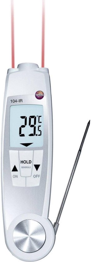 Thermomètre à insertion testo 104-IR (HACCP) Plage de mesure température  -50 à 250 ° C... | bol.com