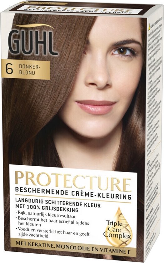 Guhl Beschermende Crème-kleuring No. 6 - Donkerblond - Haarverf | bol.com