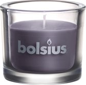 Bolsius Kaars In Glas Chic 9,2 Cm Wax Taupe