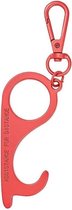 Moses Sleutelhanger Contactloos 12,8 Cm Staal Rood