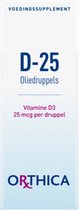 Orthica D-25 Oliedruppels (vitaminen) - 15 ml