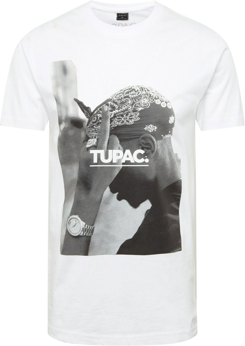 Mister Tee Tupac 2Pac F*ck The World Heren T-shirt S Wit