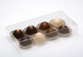 Plastic Doosjes voor chocolade Truffels 10,8x4,1x21,6cm (25 stuks)