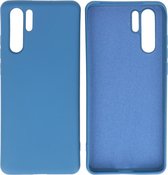 Huawei P30 Pro Hoesje Fashion Backcover Telefoonhoesje Navy