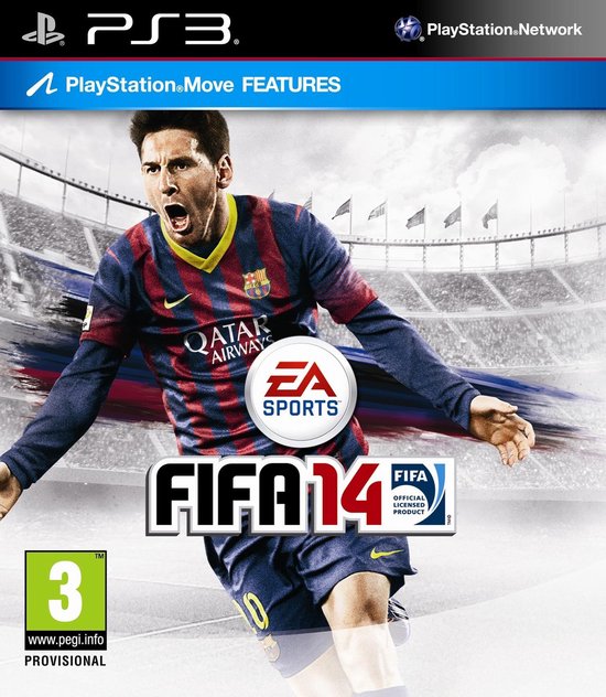 Cedemo FIFA 14 Basis Duits, Engels, Spaans, Frans, Hongaars, Italiaans, Nederlands, Pools, Portugees, Russisch, Tsjechisch PlayStation 3
