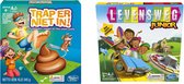 Spellenbundel - Bordspel - 2 Stuks - Trap Er Niet In & Levensweg Junior