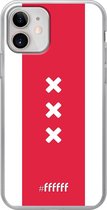 iPhone 12 Mini Hoesje Transparant TPU Case - AFC Ajax Amsterdam1 #ffffff