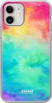 iPhone 12 Mini Hoesje Transparant TPU Case - Rainbow Tie Dye #ffffff