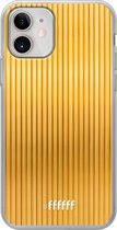 iPhone 12 Mini Hoesje Transparant TPU Case - Bold Gold #ffffff