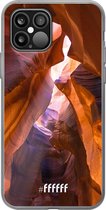 6F hoesje - geschikt voor iPhone 12 - Transparant TPU Case - Sunray Canyon #ffffff