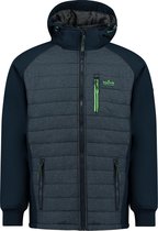 Kjelvik Marcello heren outdoor softshell jas - Blauw - Maat XL - Winddicht - Ademend materiaal